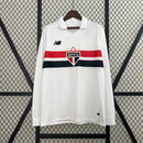 Camisa do São Paulo I Manga Longa 24/25 Torcedor Branca