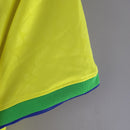 Camisa Feminina Seleção do Brasil I 2022 Torcedor Amarela