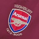 Camisa do Arsenal I Manga Longa 05/06 Torcedor RETRO