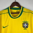 Camisa Seleção do Brasil I Manga Longa 1998 Torcedor RETRO