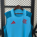Camisa Regata do Flamengo Treino 25/26 Torcedor Azul