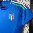 Camisa Feminina da Itália I 2024 Torcedor Azul