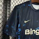 Camisa do Chelsea Pré-Jogo 24/25 Torcedor Azul Escuro