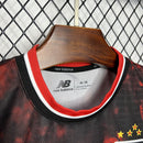 Camisa do São Paulo III 24/25 Torcedor Preta e Vermelha