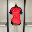 Camisa Feminina Seleção da Espanha I 2026 Torcedor Vermelha (Copa do Mundo)