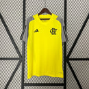 Camisa do Flamengo Polo Treino 24/25 Torcedor Amarela