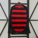 Camisa do Flamengo Manga longa I 25/26 Torcedor Preta e Vermelha