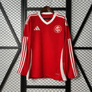 Camisa do Internacional I Manga Longa 25/26 Torcedor Vermelha