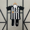 Kit infantil do Atlético Mineiro I 24/25 Torcedor Preto e Branco