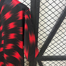 Camisa do Flamengo Pré-jogo 25/26 Torcedor Preto e Vermelho
