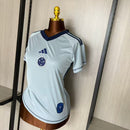 Camisa Feminina do Cruzeiro Goleiro 25/26 Torcedor Cinza