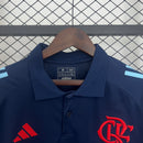 Camisa do Flamengo Polo Treino 25/26 Torcedor Azul Escuro