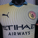 Camisa do Manchester City IIII 24/25 JOGADOR Amarela