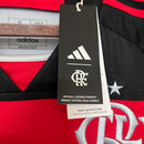 Camisa do Flamengo I 24/25 Torcedor Preta e Vermelha