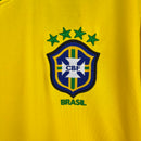 Camisa Seleção do Brasil I Manga Longa 1998 Torcedor RETRO