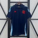 Camisa do Flamengo Polo Treino 25/26 Torcedor Azul Escuro