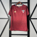 Camisa do São Paulo Treino 25/26 Torcedor Vermelha
