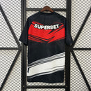 Camisa do São Paulo Treino 25/26 Torcedor Preto e Vermelho