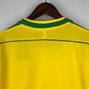 Camisa Seleção do Brasil I Manga Longa 1998 Torcedor RETRO