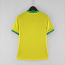 Camisa Feminina Seleção do Brasil I 2022 Torcedor Amarela