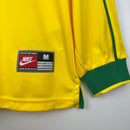 Camisa Seleção do Brasil I Manga Longa 1998 Torcedor RETRO
