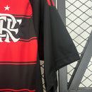Camisa do Flamengo I 25/26 Torcedor Preta e Vermelha