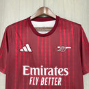 Camisa do Arsenal Pré-Jogo 26/27 Torcedor Vermelha