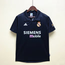 Camisa do Real Madrid II 02/03 Torcedor Preta RETRO