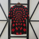 Camisa do Flamengo Pré-jogo 25/26 Torcedor Preto e Vermelho