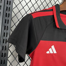 Camisa Feminina do Flamengo I 26/27 Torcedor Preto e Vermelho