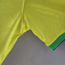 Camisa Feminina Seleção do Brasil I 2022 Torcedor Amarela