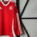 Camisa do Internacional I Manga Longa 25/26 Torcedor Vermelha
