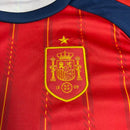 Kit infantil seleção da Espanha I 2026 Torcedor Vermelha