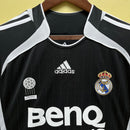 Camisa do Real Madrid II 06/07 Torcedor Preta RETRO